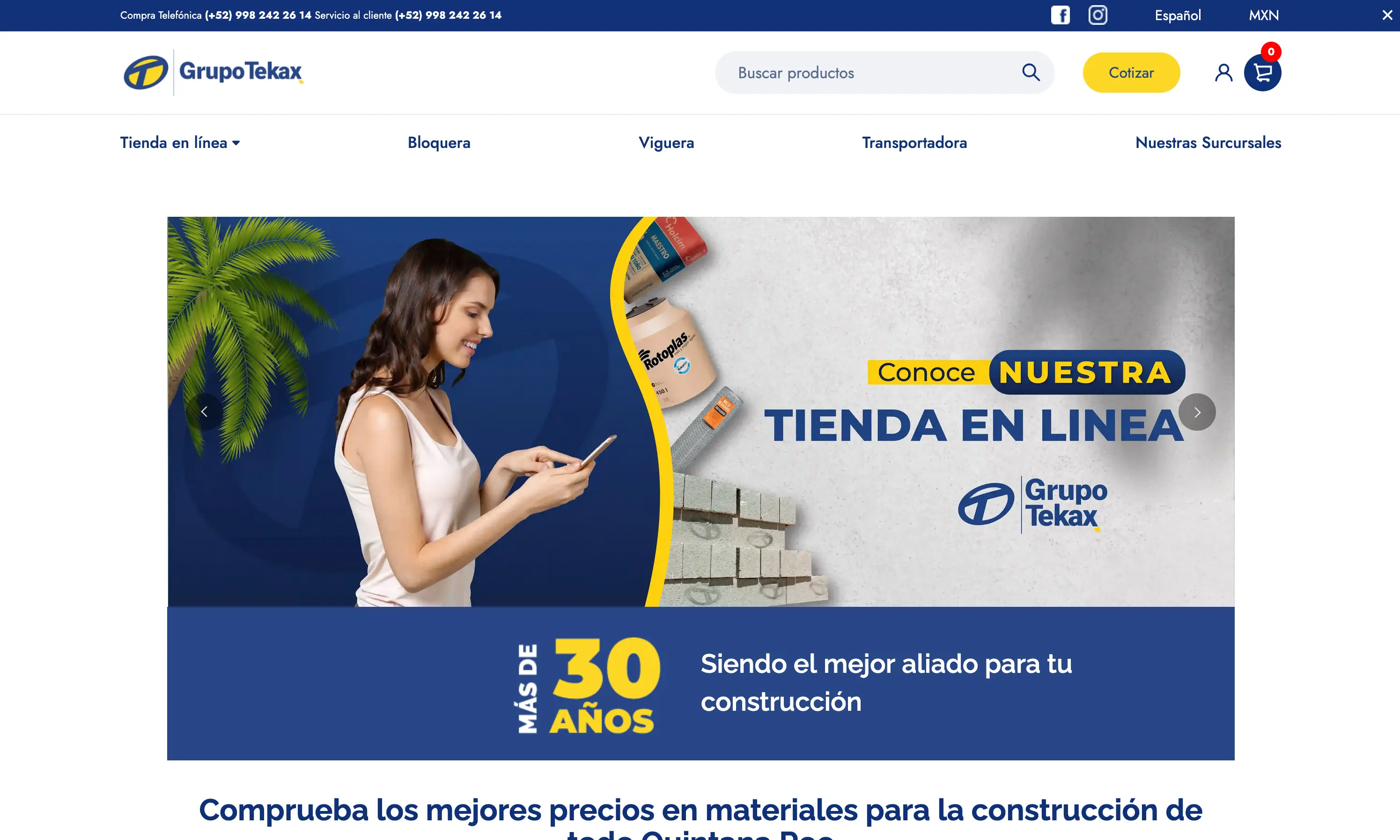 Screenshot de Grupo Tekax